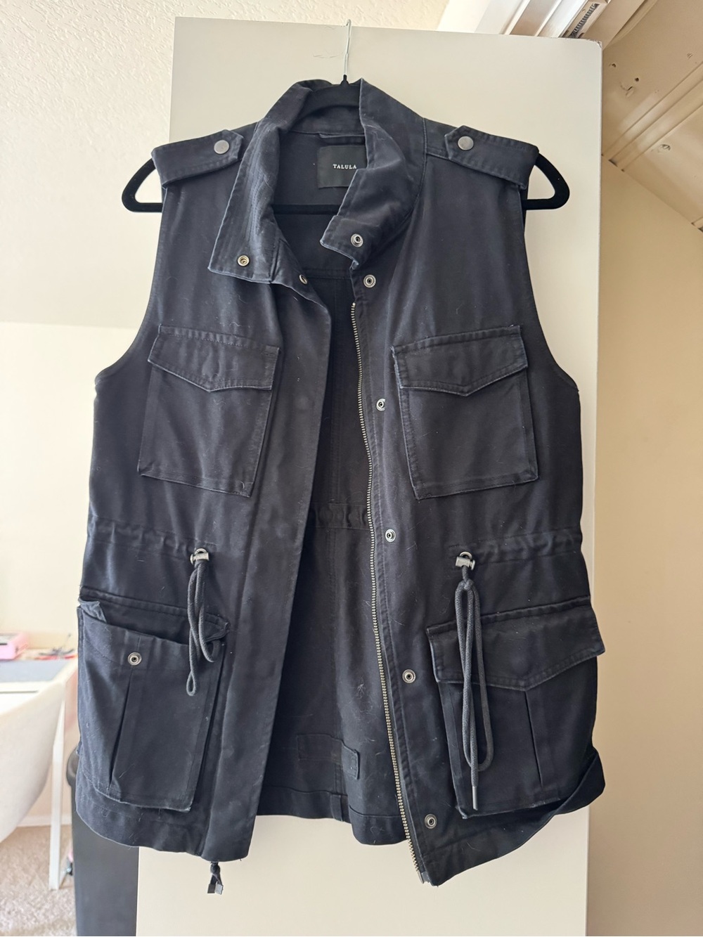 Talula Black Utility Vest